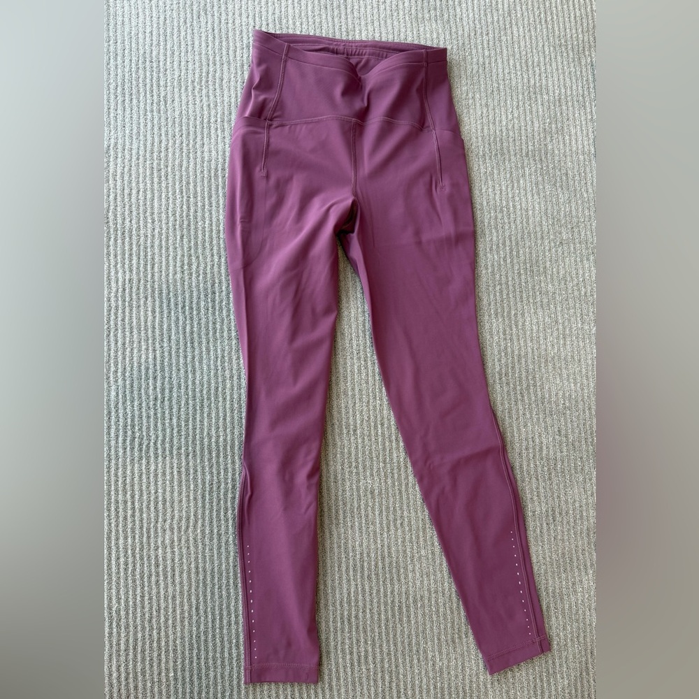 Lululemon pink legging size 6.  Like new